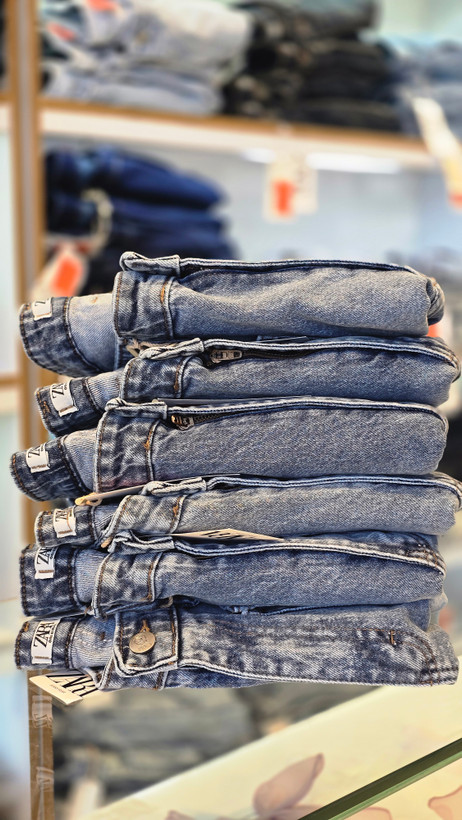 شلوار واید کد ۷۰۸۳ | شلوار جین سوپر پنبه | خانه مُد فرناز